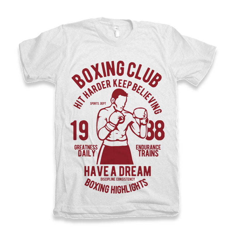 Boxing Club Men's Bamboo Viscose/Organic Cotton Short Sleeve Graphic T-Shirt Spun Bamboo