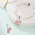 Trendy Silver-plated Beaded Bracelet