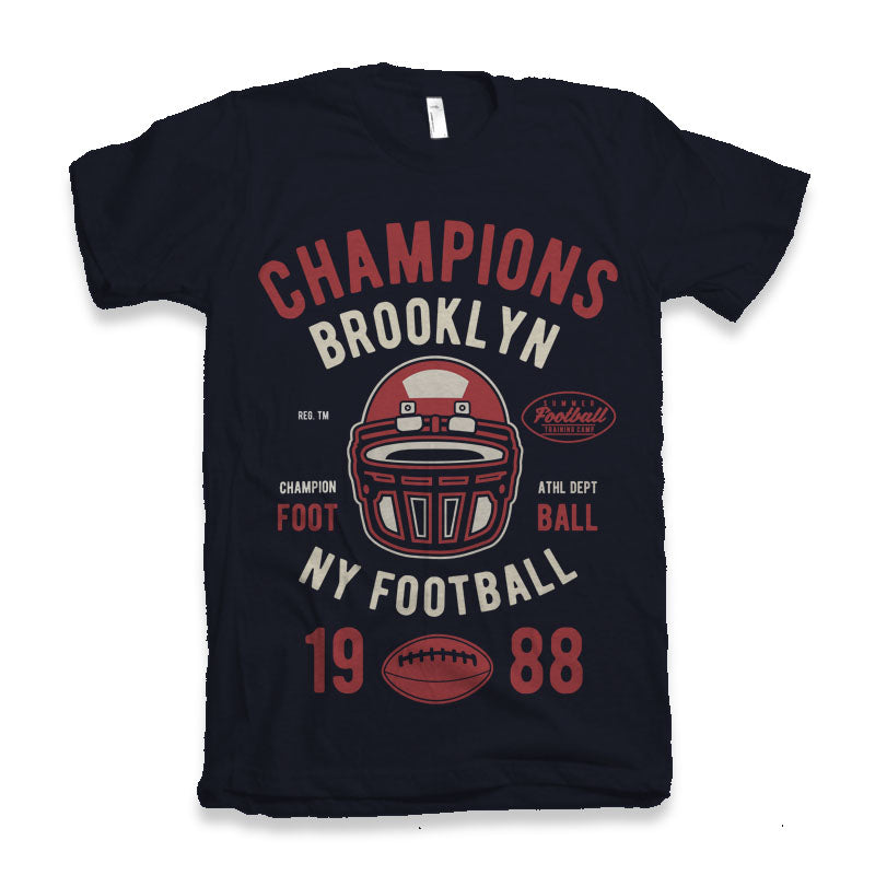 Champions Brooklyn Men's Bamboo Viscose/Organic Cotton Short Sleeve Graphic T-Shirt Spun Bamboo