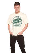 Classic Motorcycles Men's Bamboo Viscose/Organic Cotton Short Sleeve Graphic T-Shirt Spun Bamboo