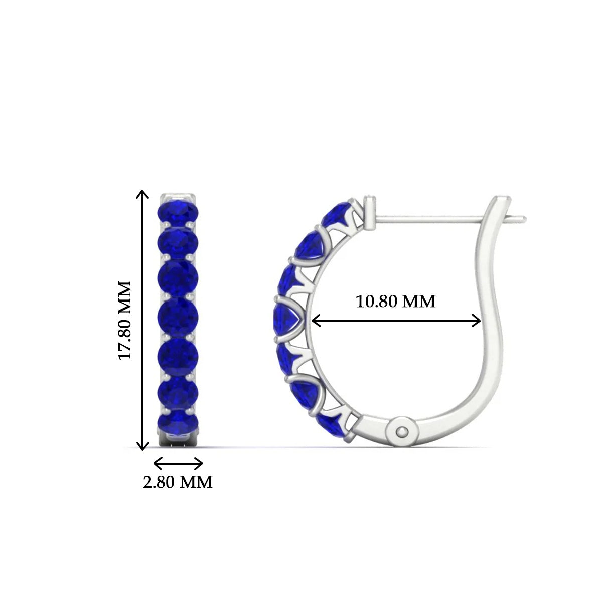 Modern Huggie Hoop Earrings