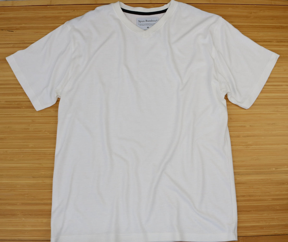 Clearance Men's Bamboo Viscose V-Neck T-Shirt Spun Bamboo