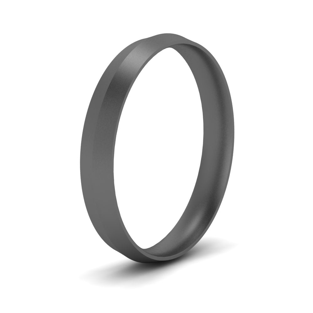 Comfort Fit Knife Edge Mens Band