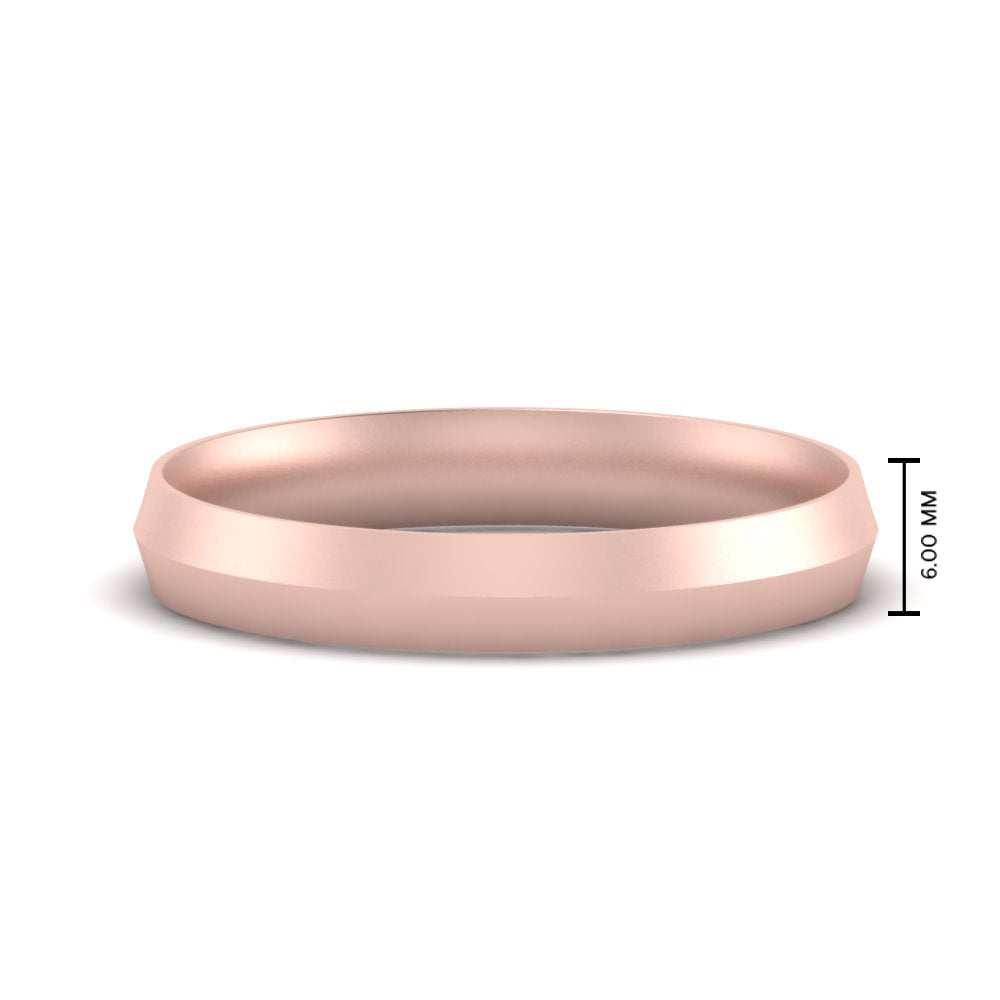 Comfort Fit Knife Edge Mens Band