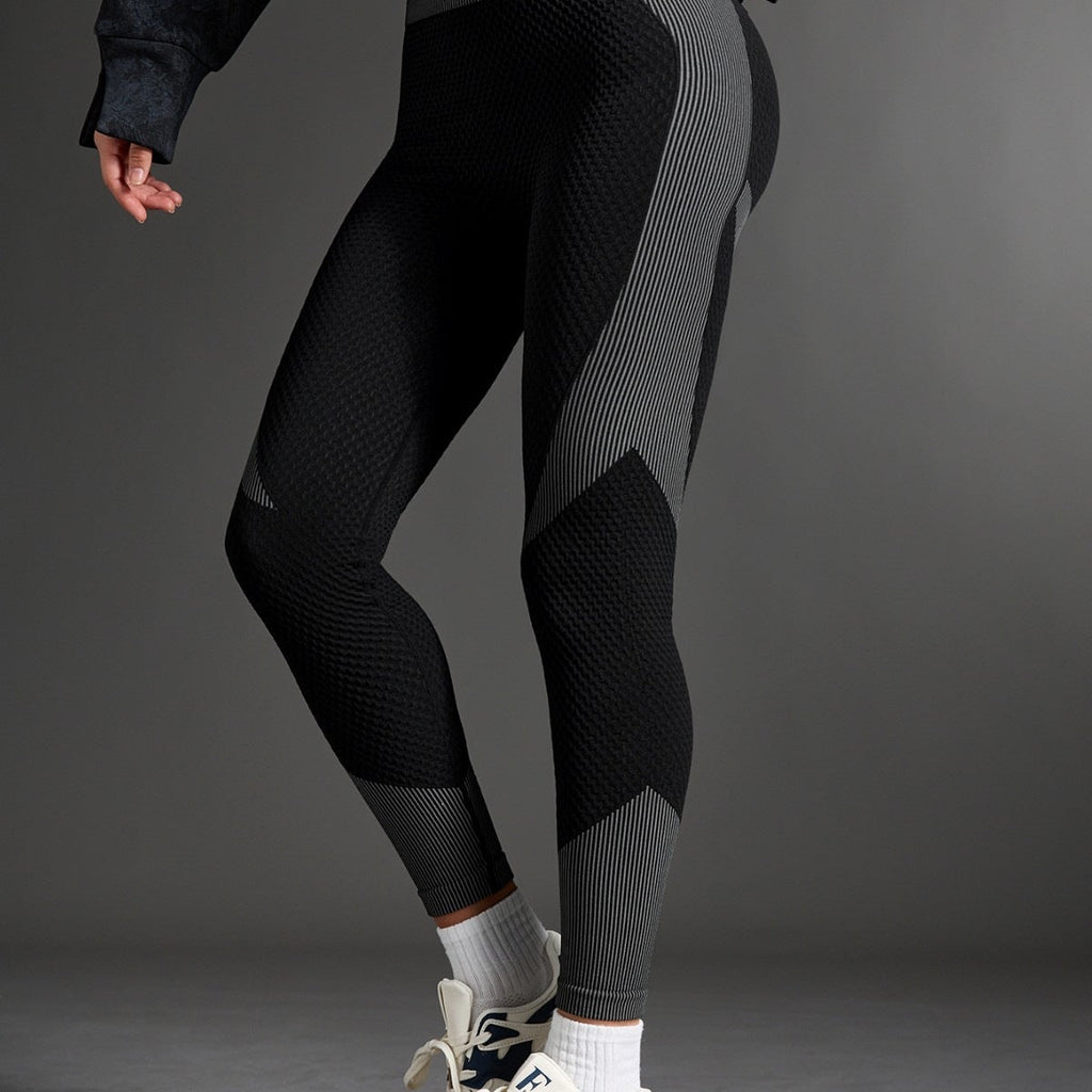 Yoga Cut-To-Size Cross-Border Amazon Tk Fitness Leggings Moisture-Wicking Sportswear Women's Polyester Sports Pants Social Buzz eSIMs