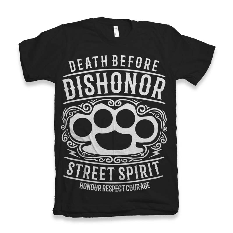 Death Before Men's Bamboo Viscose/Organic Cotton Short Sleeve Graphic T-Shirt Spun Bamboo