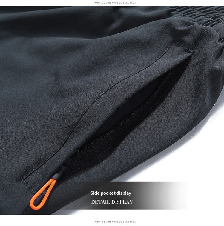 Plus-size Athletic Capri Pants Loose-fitting