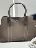 Foreign Trade Genuine Leather Women's Bag, Top Layer Cowhide Garden Bag 30cm, Genuine Leather Fashion Handbag, Large Capacity Commuter Tote Bag