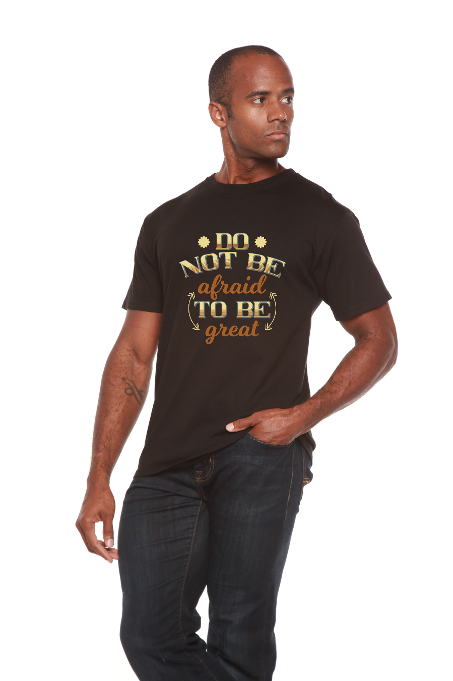 Do Not Be To Be Men's Bamboo Viscose/Organic Cotton Short Sleeve  Graphic T-Shirt Spun Bamboo