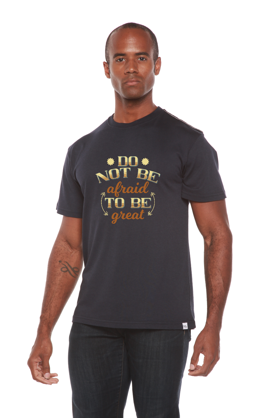 Do Not Be To Be Men's Bamboo Viscose/Organic Cotton Short Sleeve  Graphic T-Shirt Spun Bamboo