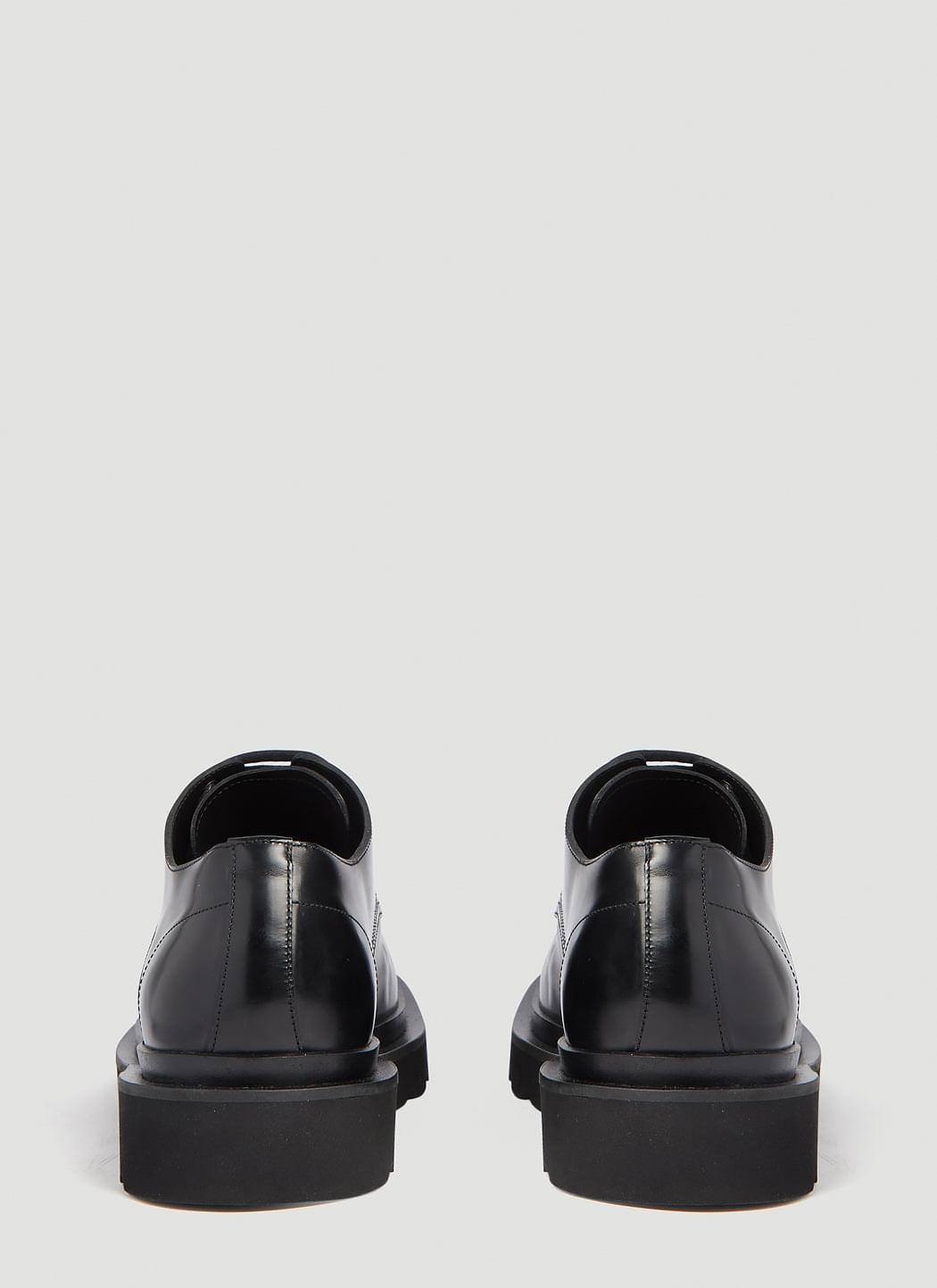 Dolce & Gabbana Men Brushed Leather Derby Shoes