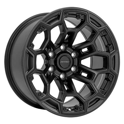 WHEEL MATTE BLACK W/ MATTE CHA Vinyasa Automotive