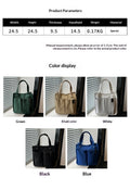 Plain-colored Tote Bag Student Lunch Box