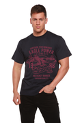Eagle Power Men's Bamboo Viscose/Organic Cotton Short Sleeve Graphic T-Shirt Spun Bamboo