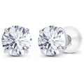 1.50 CTW AGI Certified Lab-Grown Diamond Stud Earrings in 14K White or Yellow Gold | F-G Color | VS Clarity | Ethical Luxury VossAgin