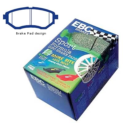 EBC Greenstuff Passenger Car Organic Brake Pads - DP21583 Vinyasa Automotive