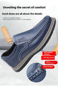 Men's Casual Waterproof Lightweight Leather Shoes