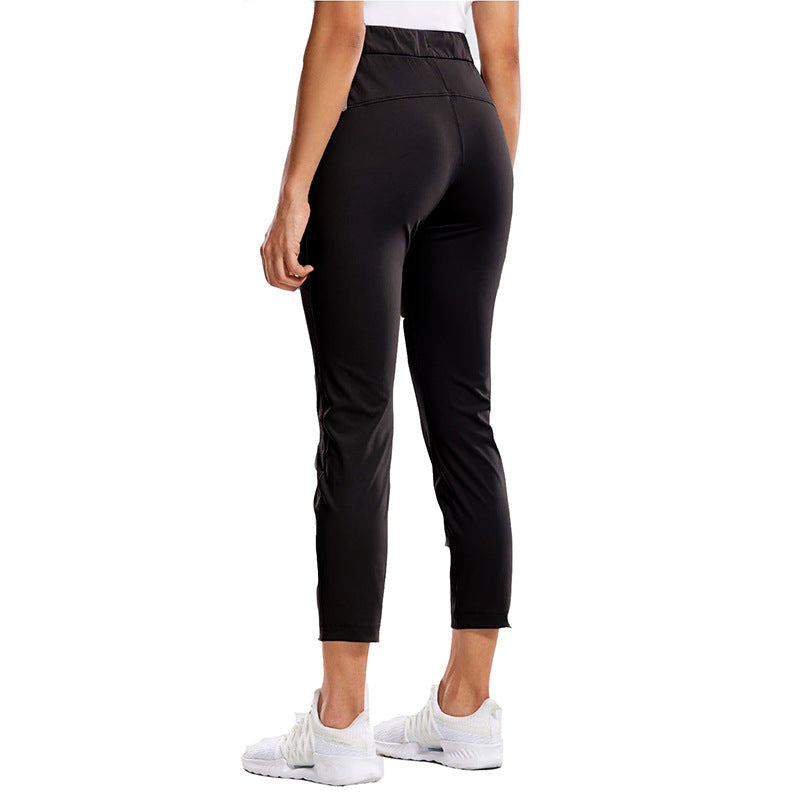 Sports Casual Pants For Women, Drawstring, Slim Fit, Running, Fitness, Yoga Pants, Quick-Dry, Moisture-Wicking Social Buzz eSIMs