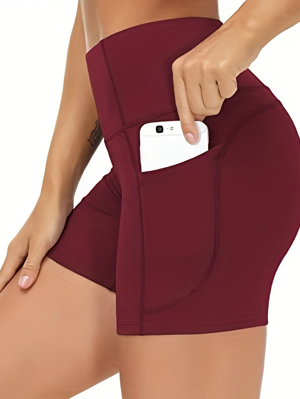 Cross-Border European And American New Popular Yoga Pants High-Waisted Butt-Lifting Leggings Running Sports Outdoor Fitness Shorts For Women Social Buzz eSIMs
