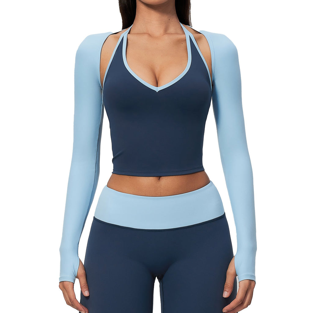 Long Sleeve Yoga Shrug - Lightweight Breathable Workout Cover Up for Women Gym Fitness Social Buzz eSIMs