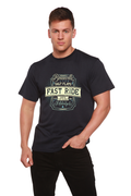 Fast Ride Men's Bamboo Viscose/Organic Cotton Short Sleeve Graphic T-Shirt Spun Bamboo