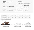 Mens Casual Breathable Leather Sandals With Soft Soles