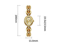 Gedi National Style Emerald Good-looking Bracelet Watch Niche High-grade Light Luxury Shell Pearls Exquisite Women's Quartz Watch