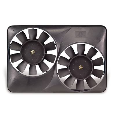 Flex-A-Lite Twin Scirocco Radiator Fans - 119366 Vinyasa Automotive