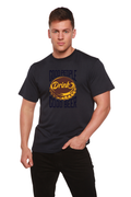 Good People Men's Bamboo Viscose/Organic Cotton Short Sleeve Graphic T-Shirt Spun Bamboo