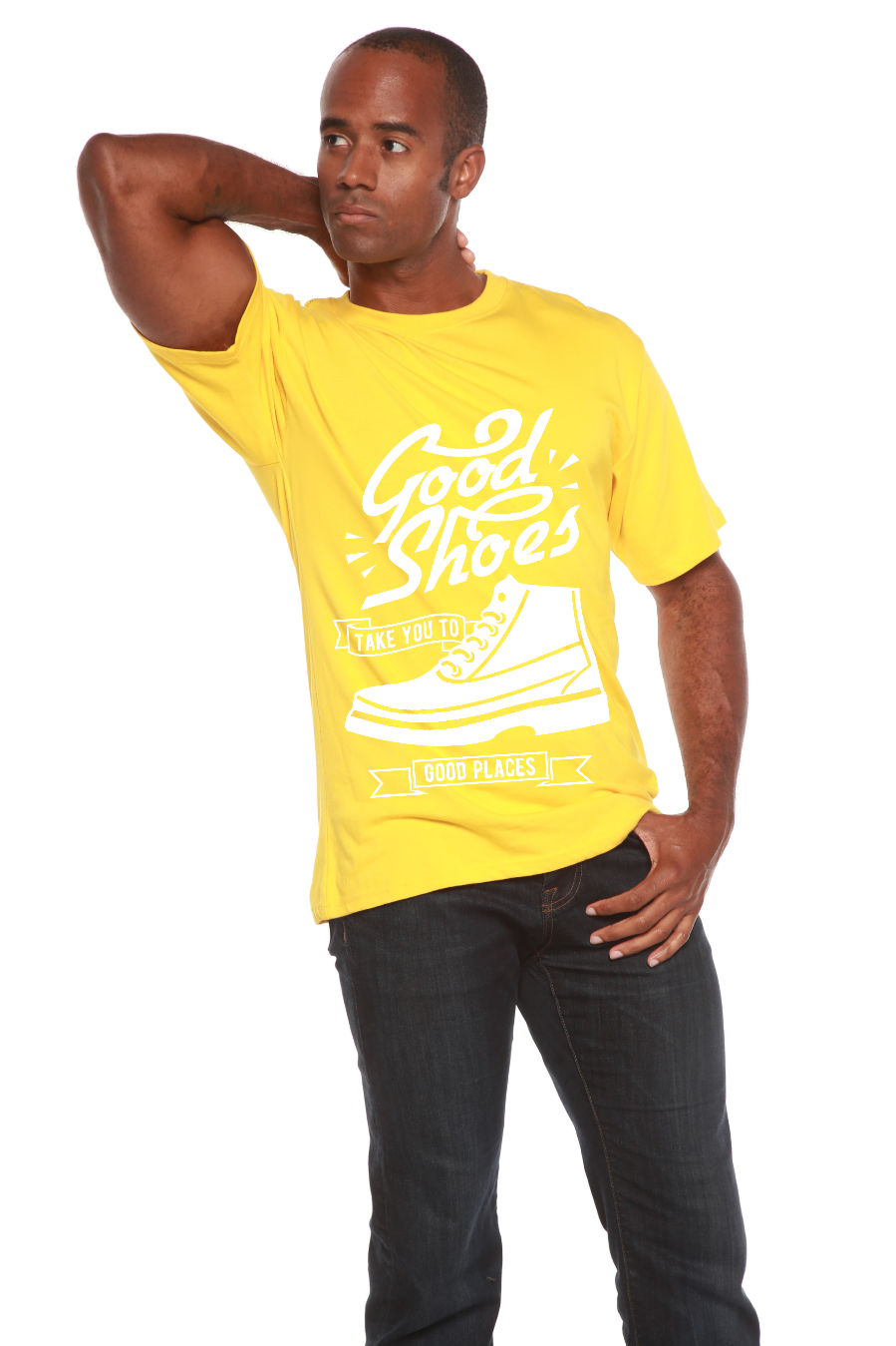 Good Shoes Men's Bamboo Viscose/Organic Cotton Short Sleeve Graphic T-Shirt Spun Bamboo