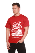 Good Shoes Men's Bamboo Viscose/Organic Cotton Short Sleeve Graphic T-Shirt Spun Bamboo