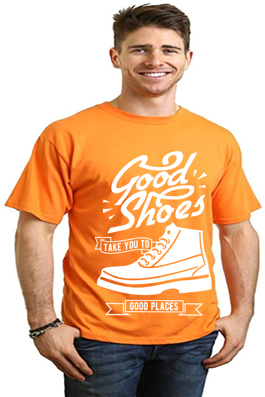 Good Shoes Men's Bamboo Viscose/Organic Cotton Short Sleeve Graphic T-Shirt Spun Bamboo