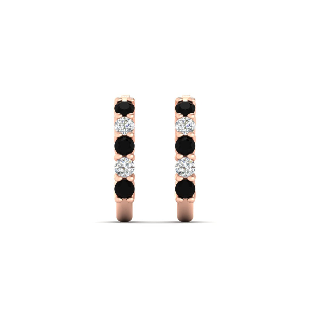 Half Huggie Hoop Earring