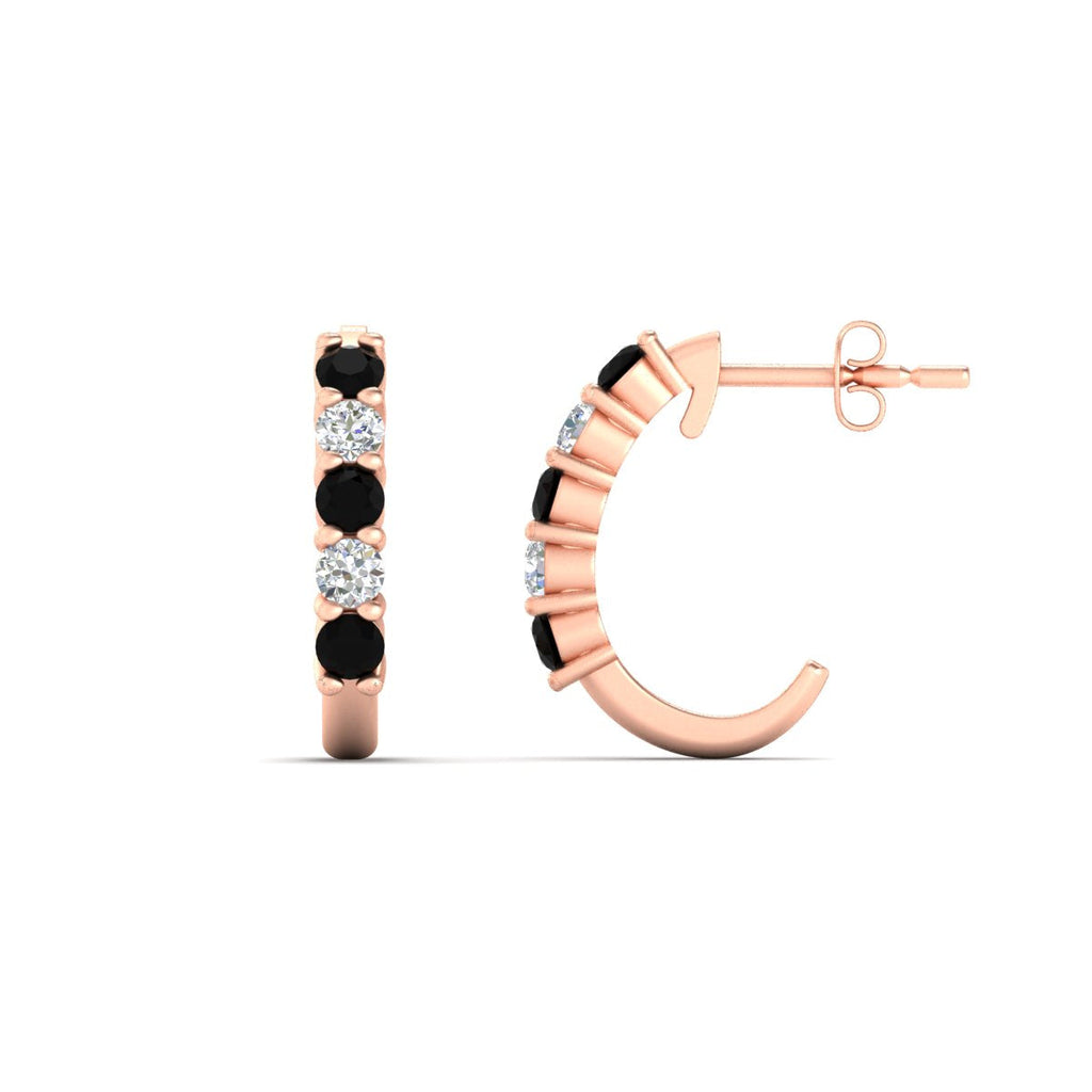 Half Huggie Hoop Earring