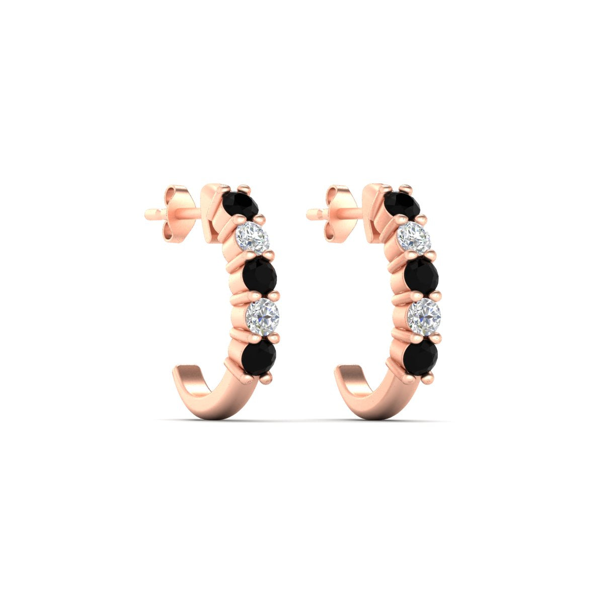 Half Huggie Hoop Earring