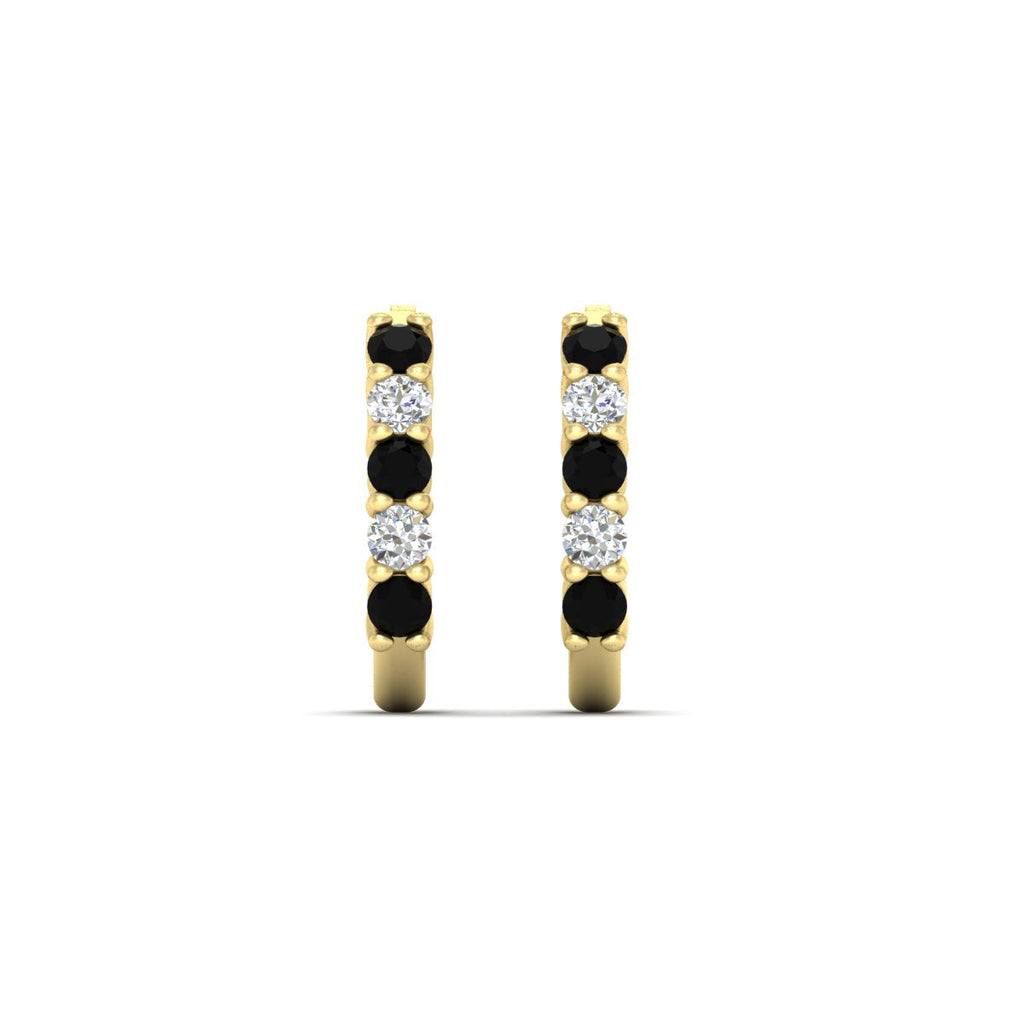 Half Huggie Hoop Earring