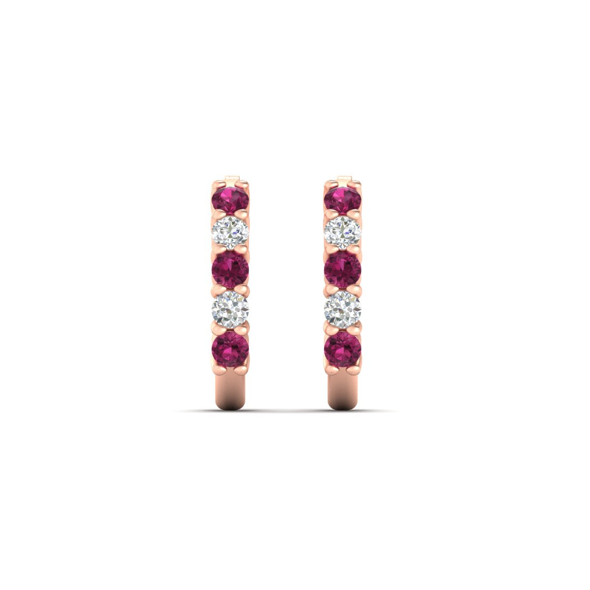 Half Huggie Hoop Earring