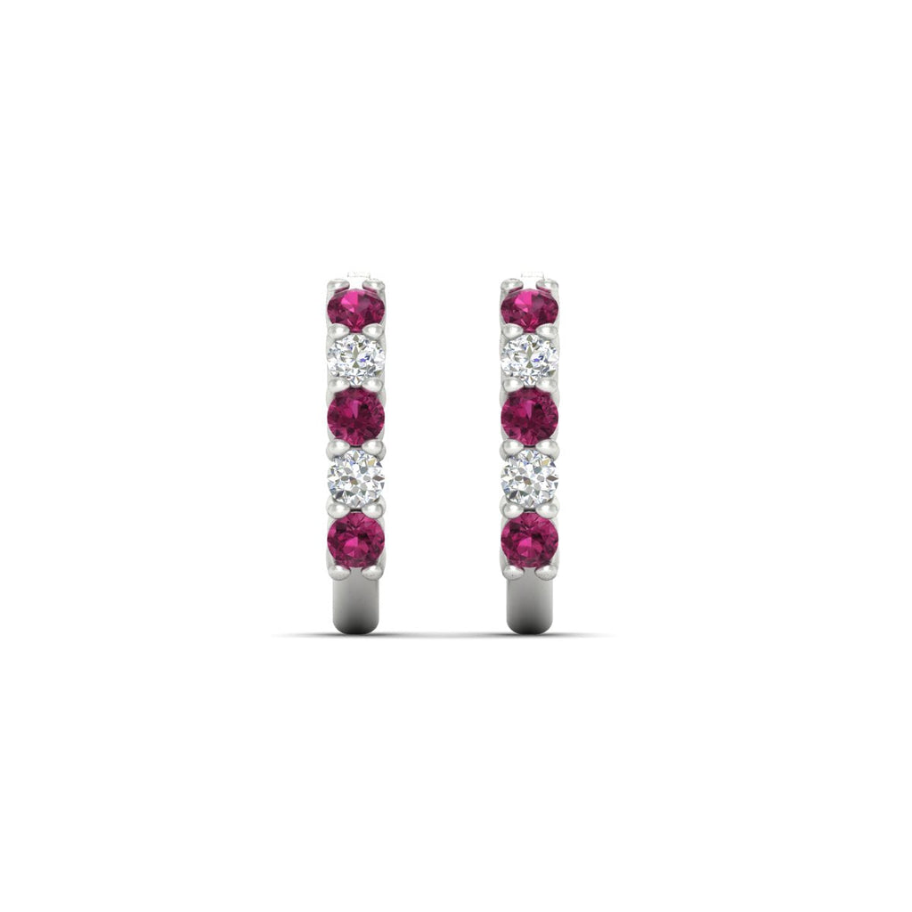 Half Huggie Hoop Earring