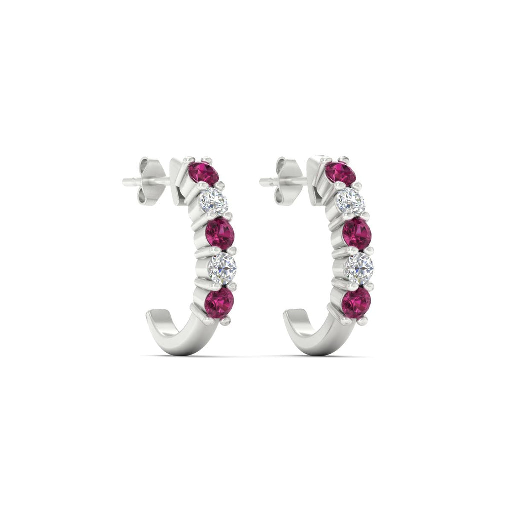 Half Huggie Hoop Earring