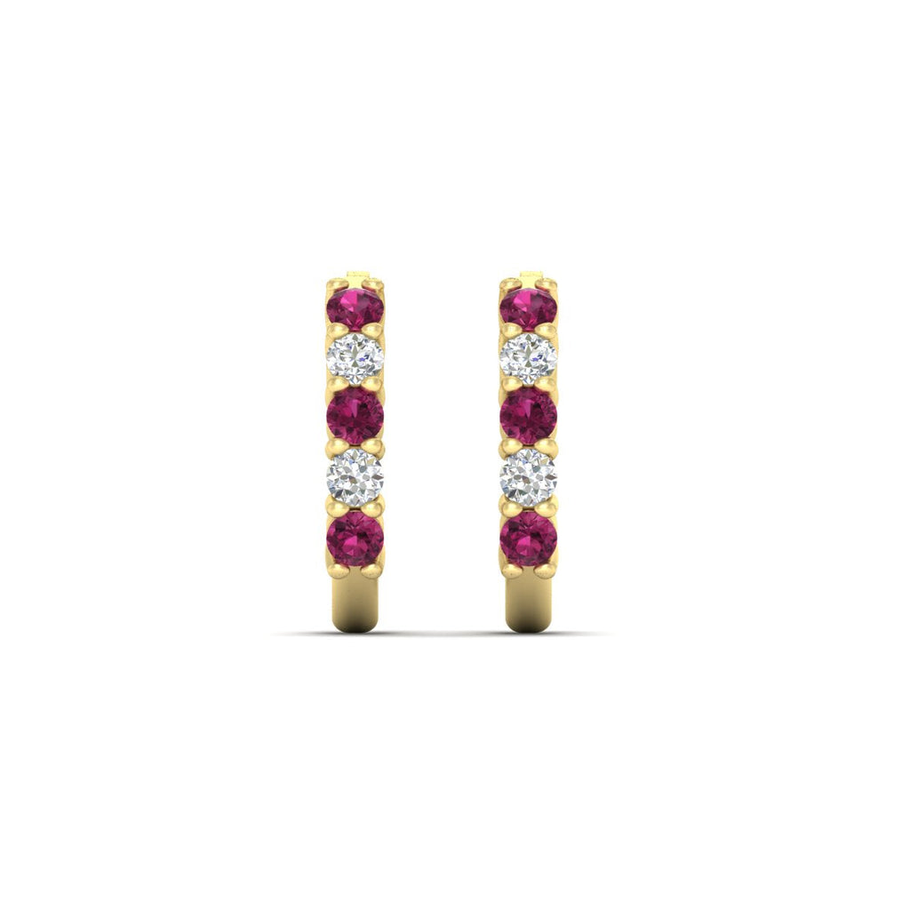 Half Huggie Hoop Earring