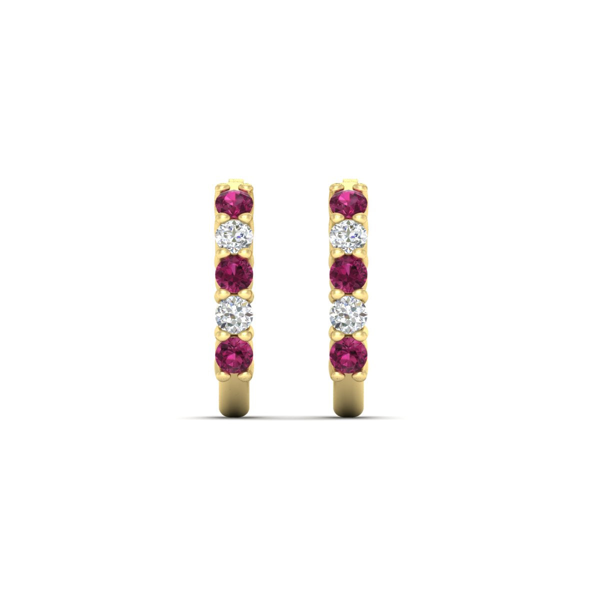 Half Huggie Hoop Earring