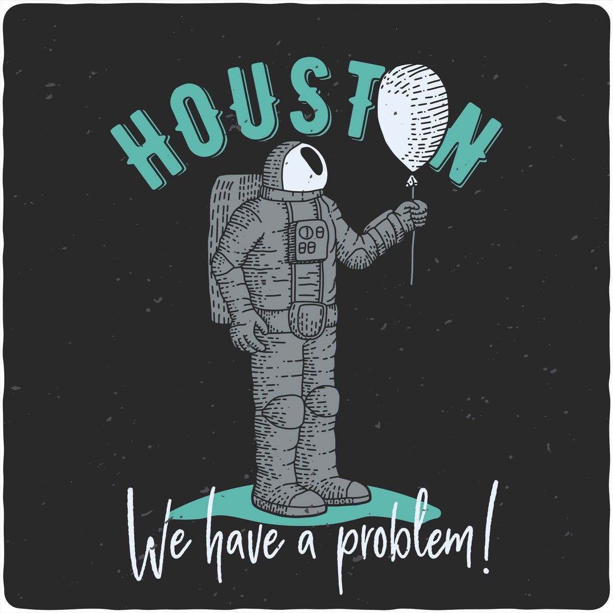HOUSTON Men's Bamboo Viscose/Organic Cotton Short Sleeve Graphic T-Shirt Spun Bamboo
