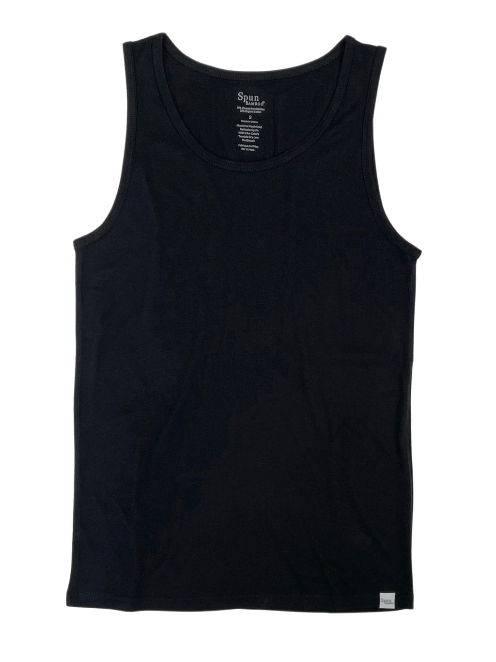 New Men's Bamboo Viscose/Organic Cotton Tank Top Spun Bamboo