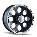 ION Alloy Series 174 Black Wheels with Machined Lip - 1745885B Vinyasa Automotive