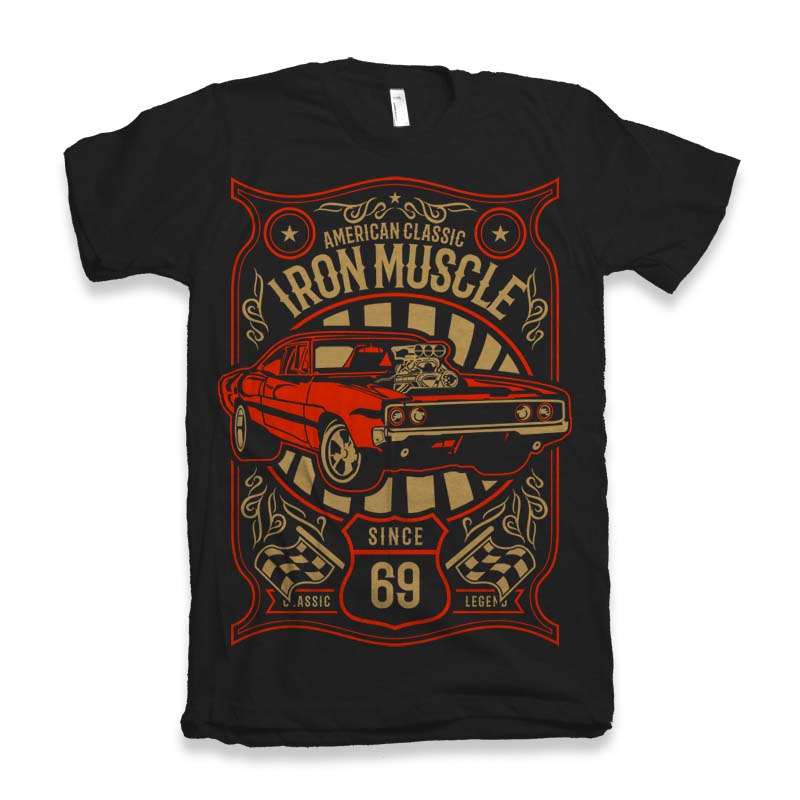 Iron Muscle Men's Bamboo Viscose/Organic Cotton Short Sleeve Graphic T-Shirt Spun Bamboo