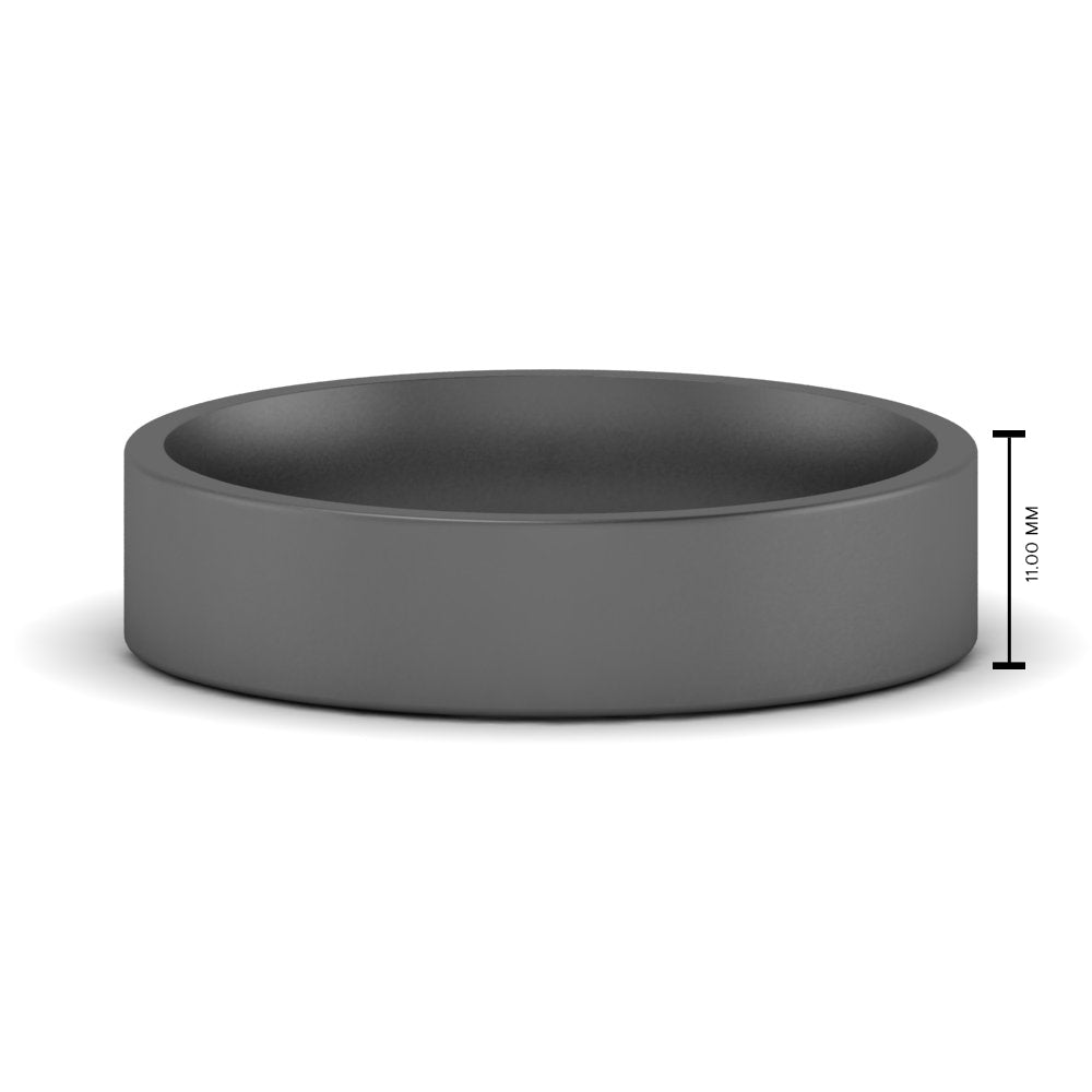 Light Weight Flat Mens Wedding Band