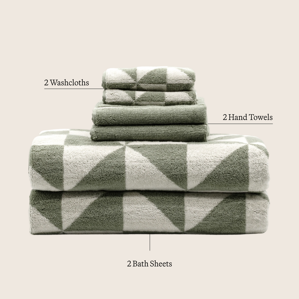 Deia Australian Cotton Towels Italic