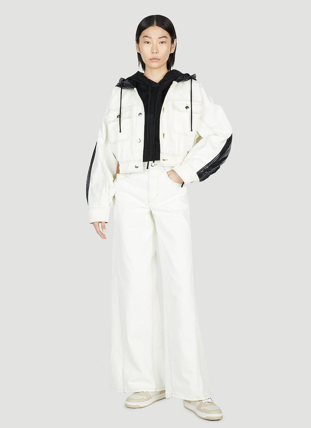 Moncler X Alicia Keys Women Wide Leg Pants