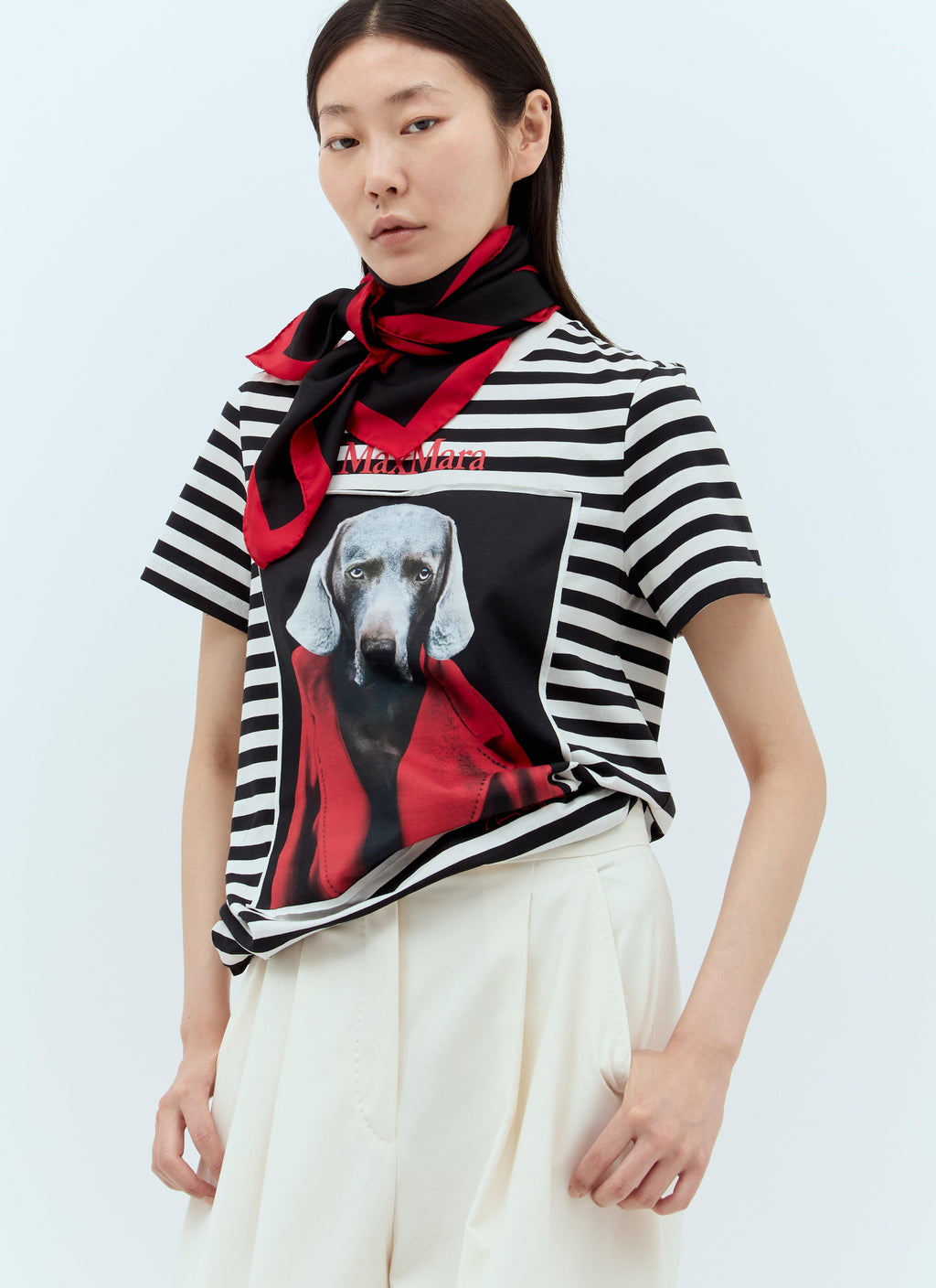 Max Mara Women Printed Silk Scarf