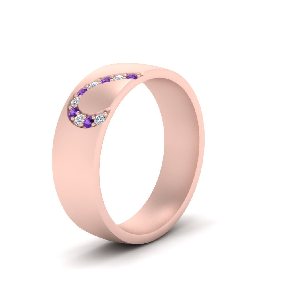 Mens Anniversary Band With Diamonds